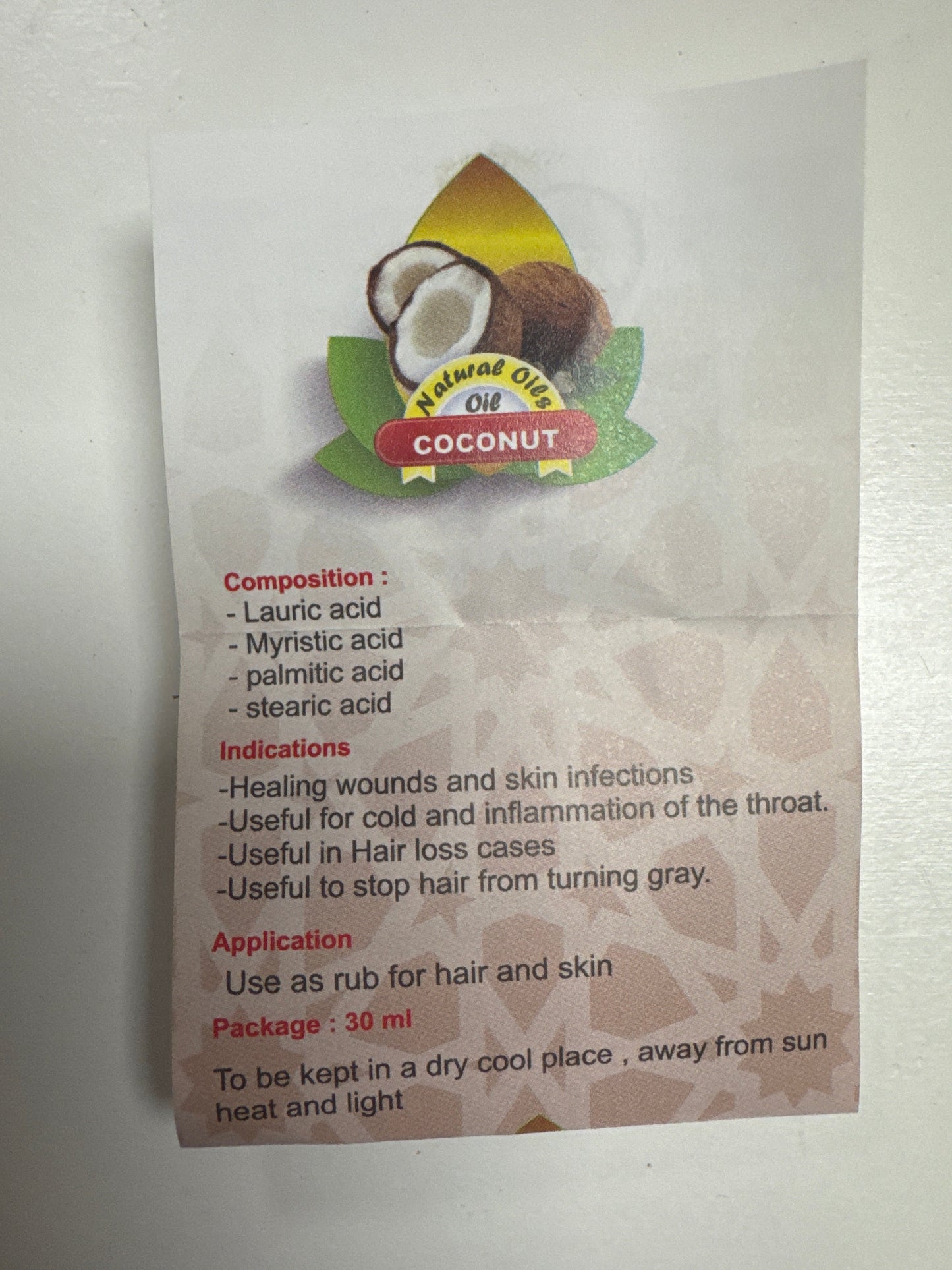 El Captain Natural Cosmetic Sweet Almond Oil 30ml