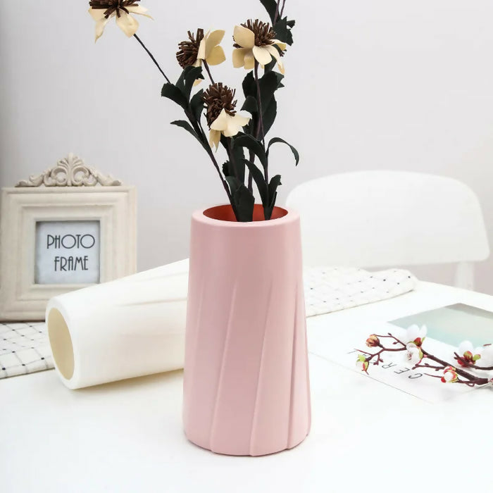 Anyhouz Flower Vase Medium Nordic Plastic Table Decor
