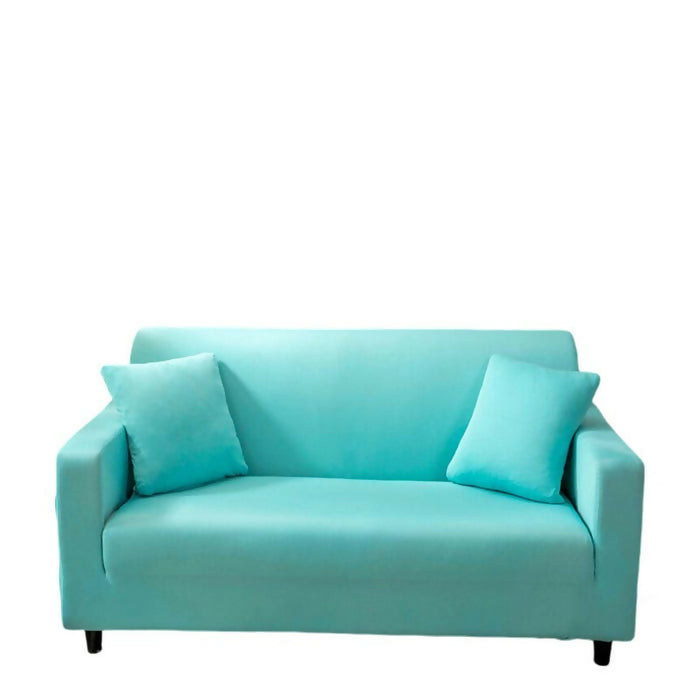 Anyhouz Sofa Cover Plain Blue Style and Protection