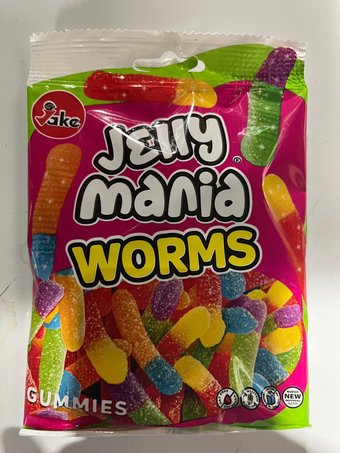 Halal Gummy Jake Jelly Mania 100g FOODS ZaytunaMart.ca Worms