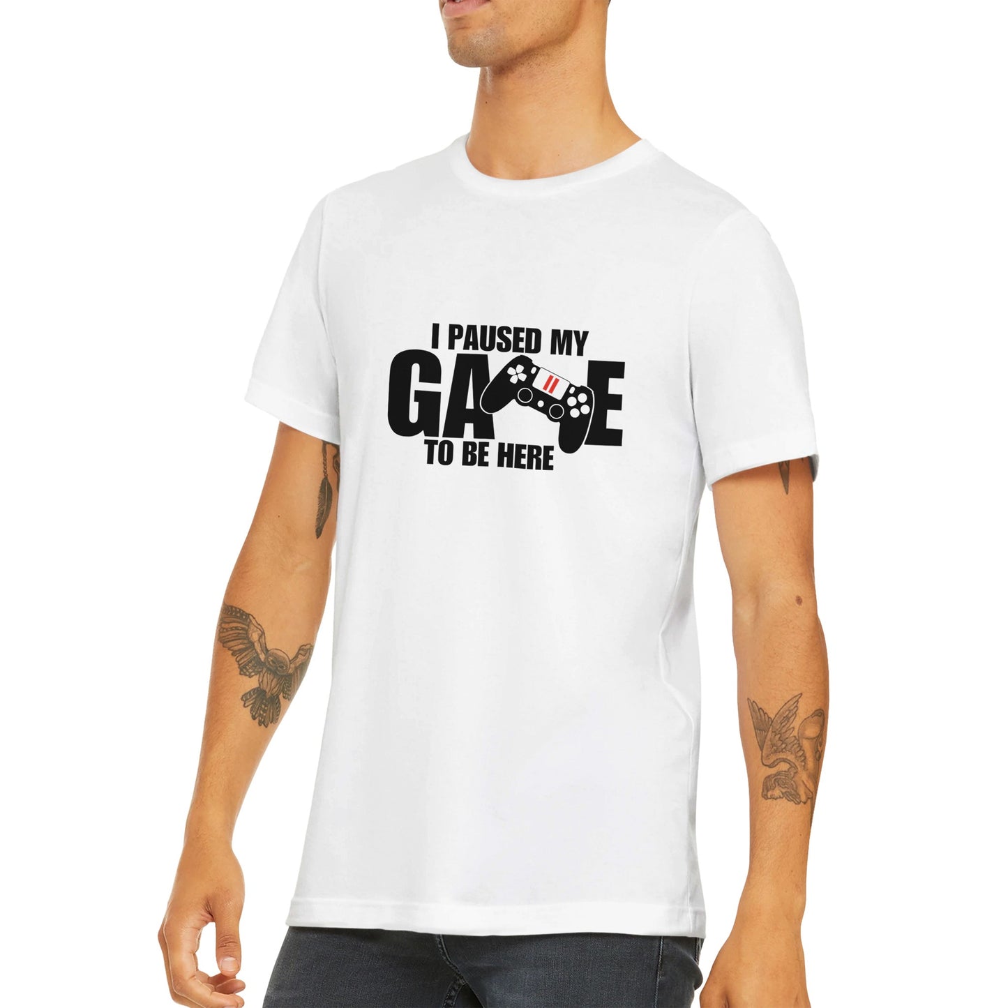 Unisex T-Shirt I paused my Game to Be Here, Funny Shirt, Gamer Gift, Gaming T-Shirt, Funny Gaming T-shirt, Gaming Present