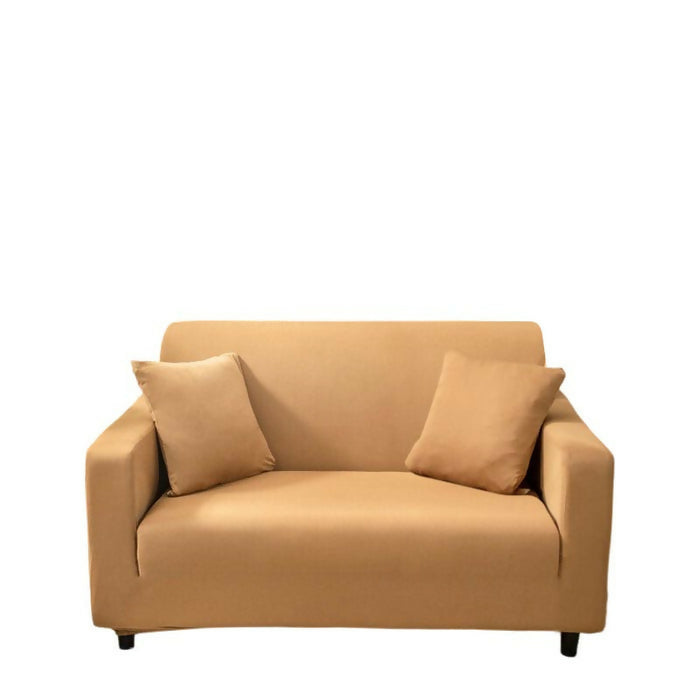 Anyhouz Sofa Cover Plain Caramel Style and Protection