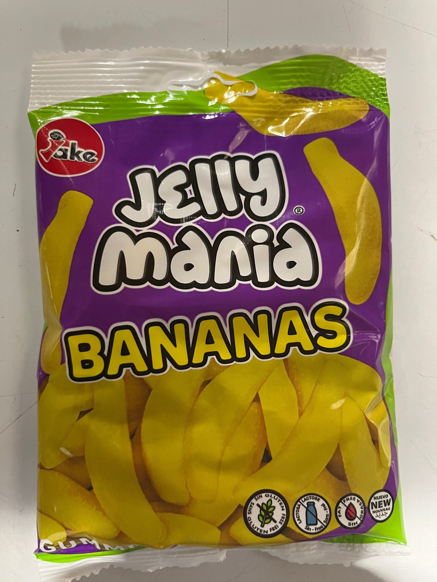 Halal Gummy Jake Jelly Mania 100g FOODS ZaytunaMart.ca Banana