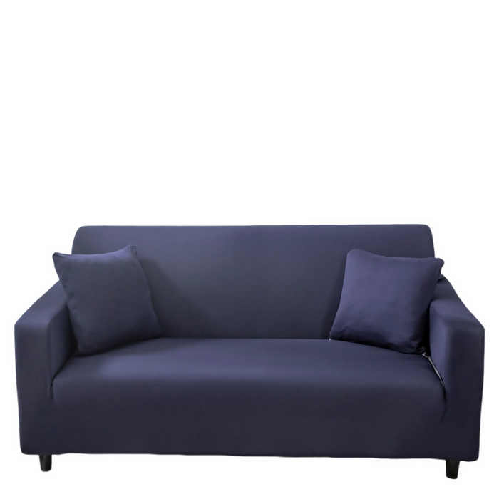 Anyhouz Sofa Cover Plain Navy Blue Style and Protection