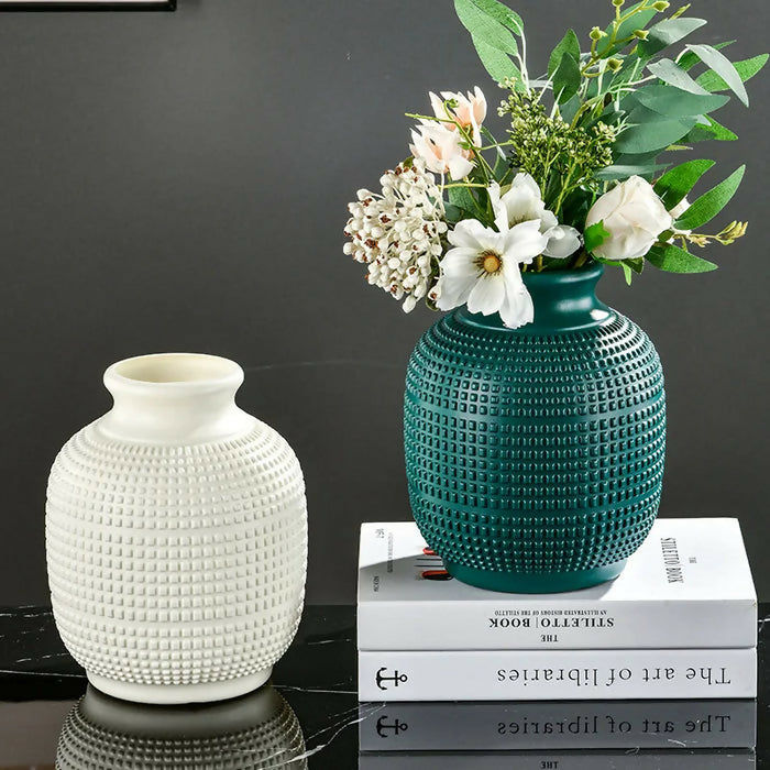Anyhouz Flower Vase Coral Medium Nordic Plastic Pot Home Decor