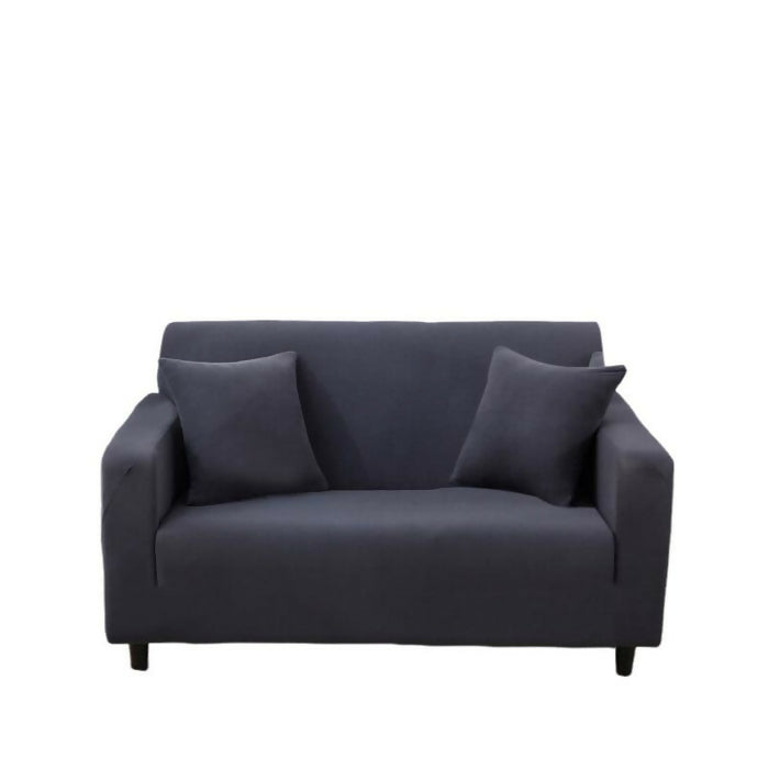 Anyhouz Sofa Cover Plain Dark Grey Style and Protection