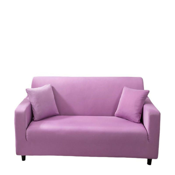 Anyhouz Sofa Cover Plain Light Purple Style and Protection