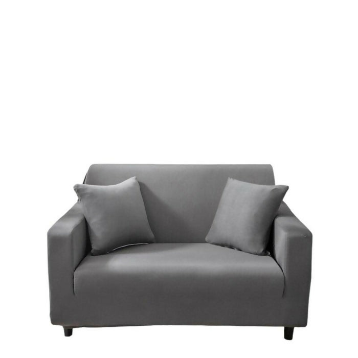 Anyhouz Sofa Cover Plain Grey Style and Protection