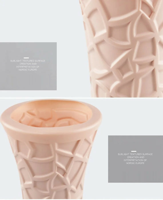 Anyhouz Flower Vase Large Geometric Nordic Style Pot Home Decor