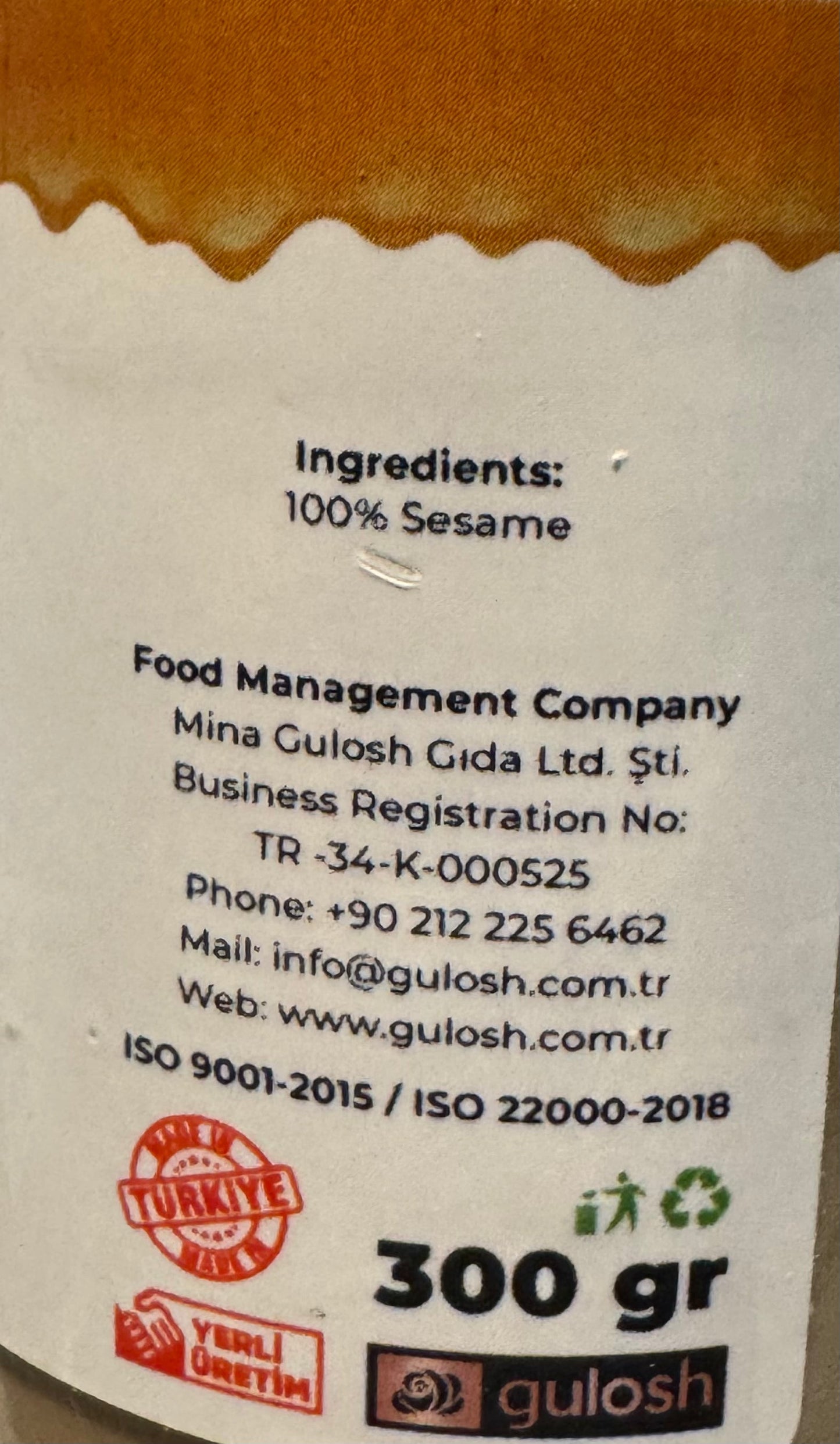 Gulosh Tahini Sauce 300g