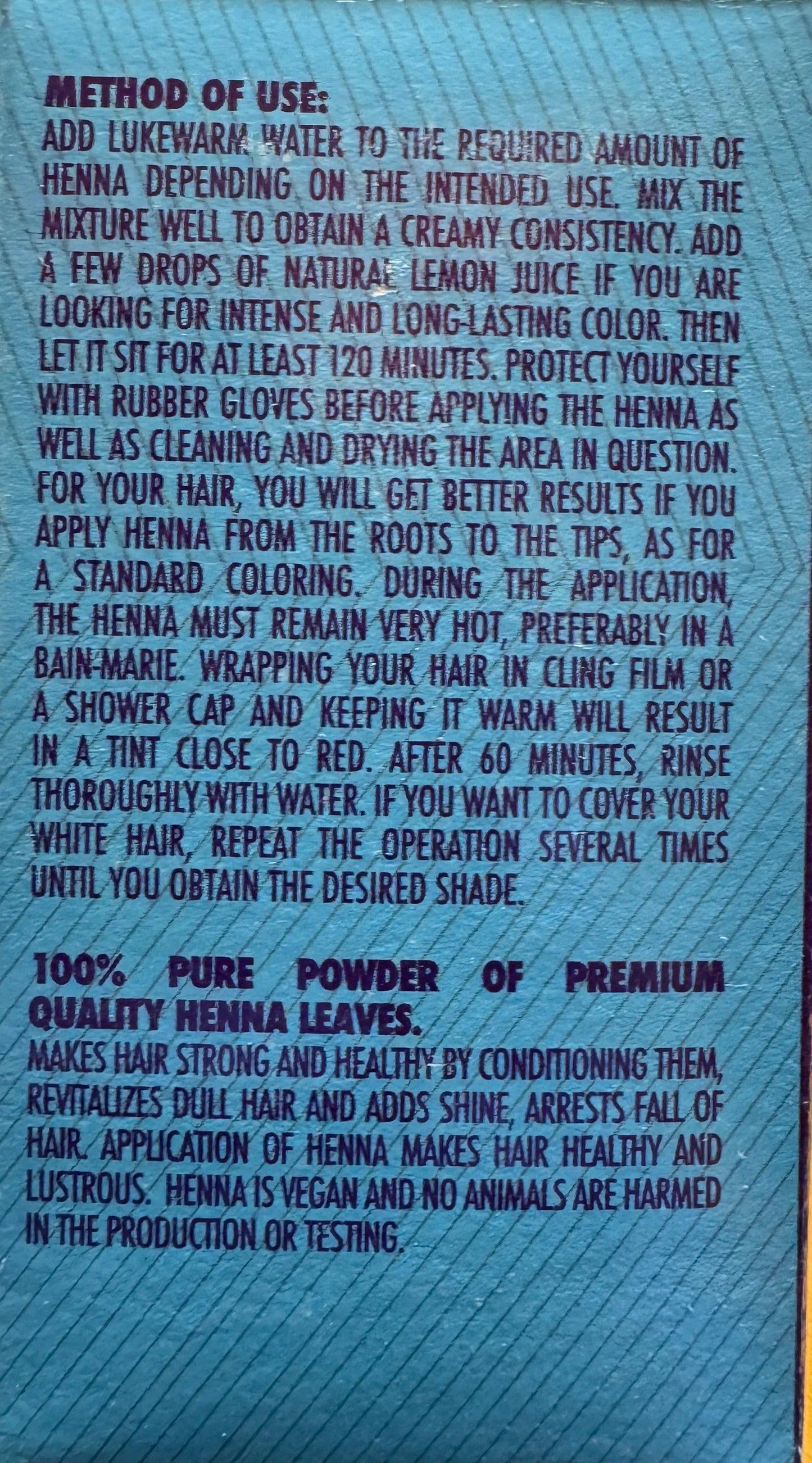 Mazyana Natural Henna for Hammam 125g Cosmetic Argan Oil Mazyana