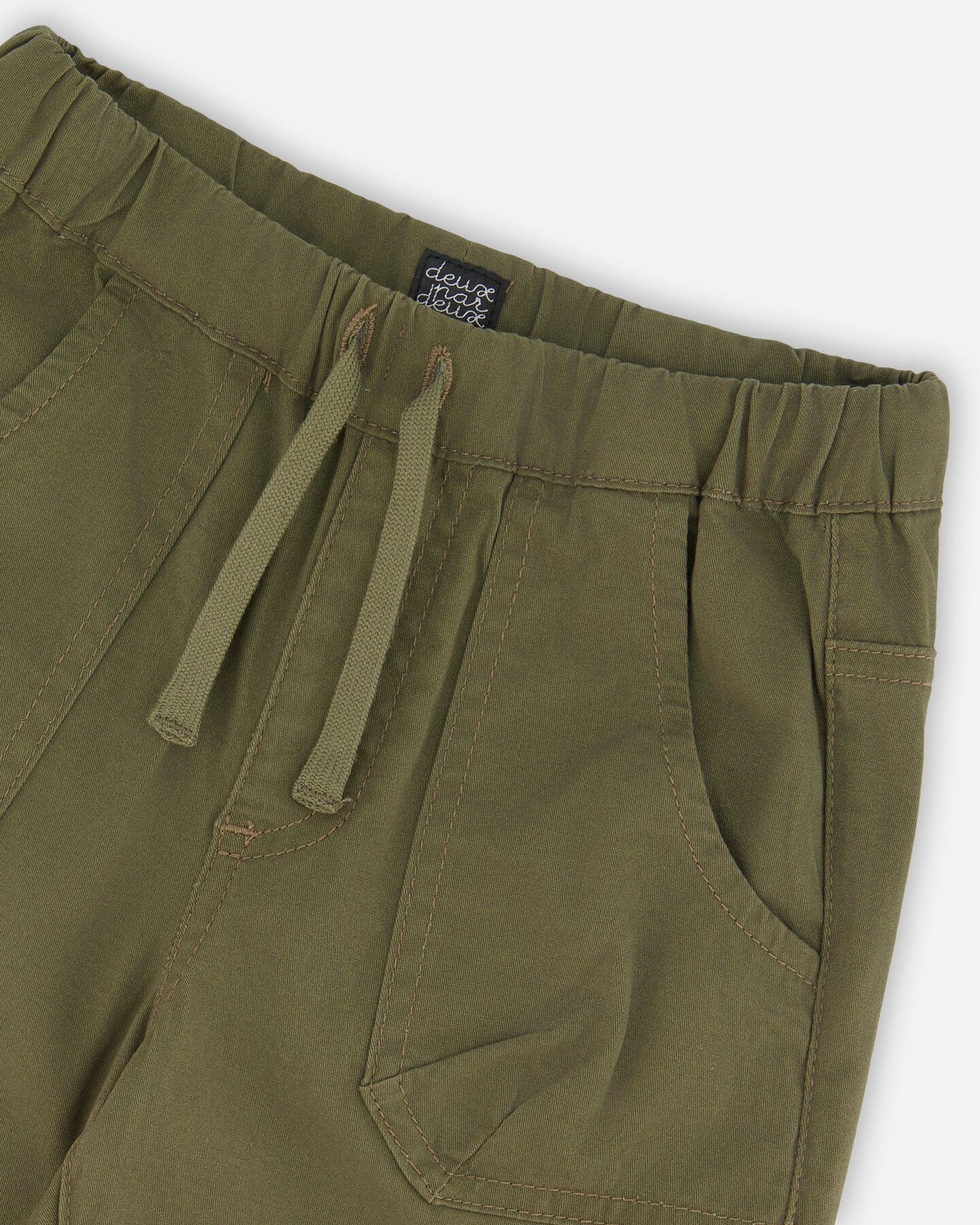 Stretch Twill Jogger Pant Dark Olive Green