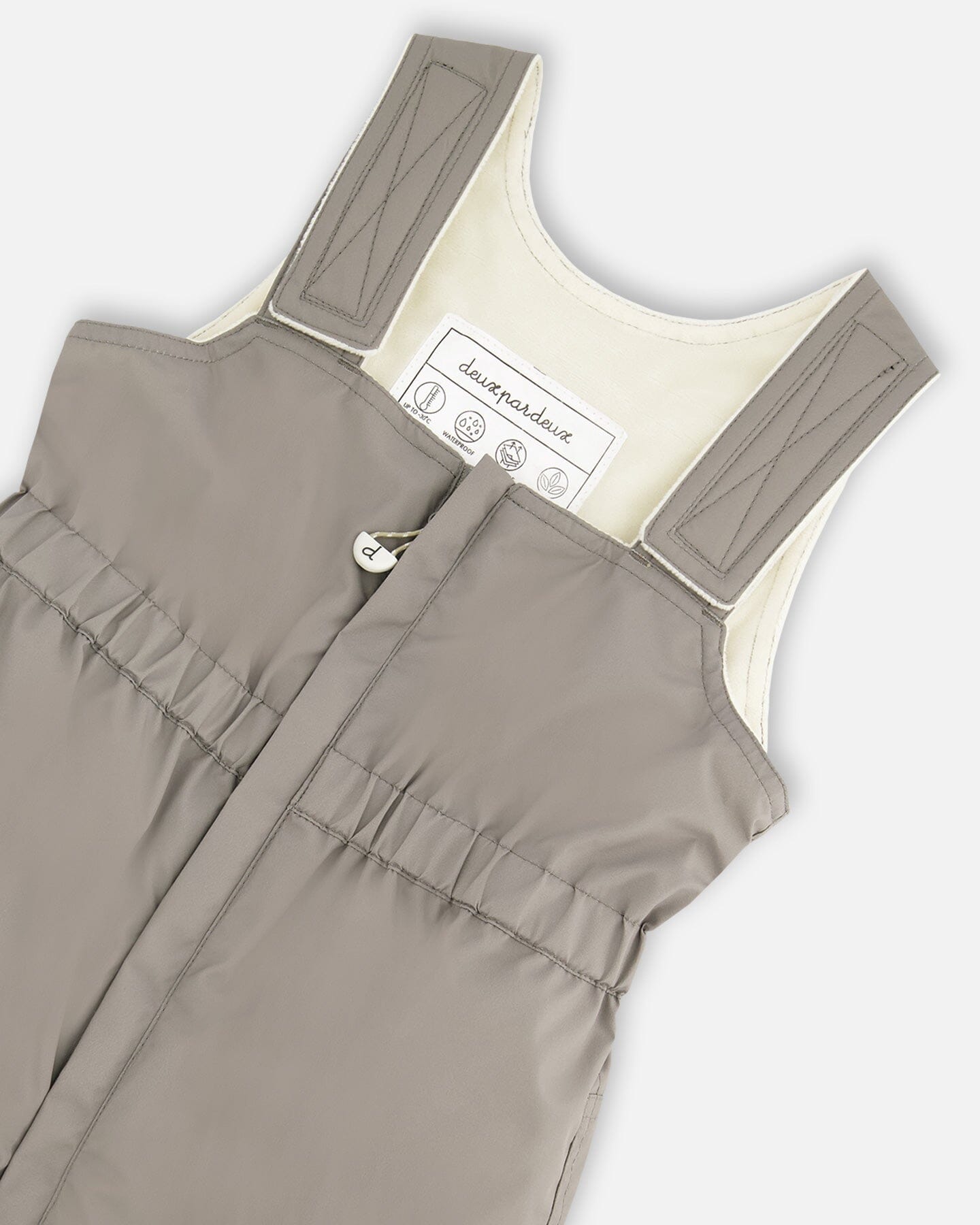 Two-Piece Baby Snug Snowsuit Gray