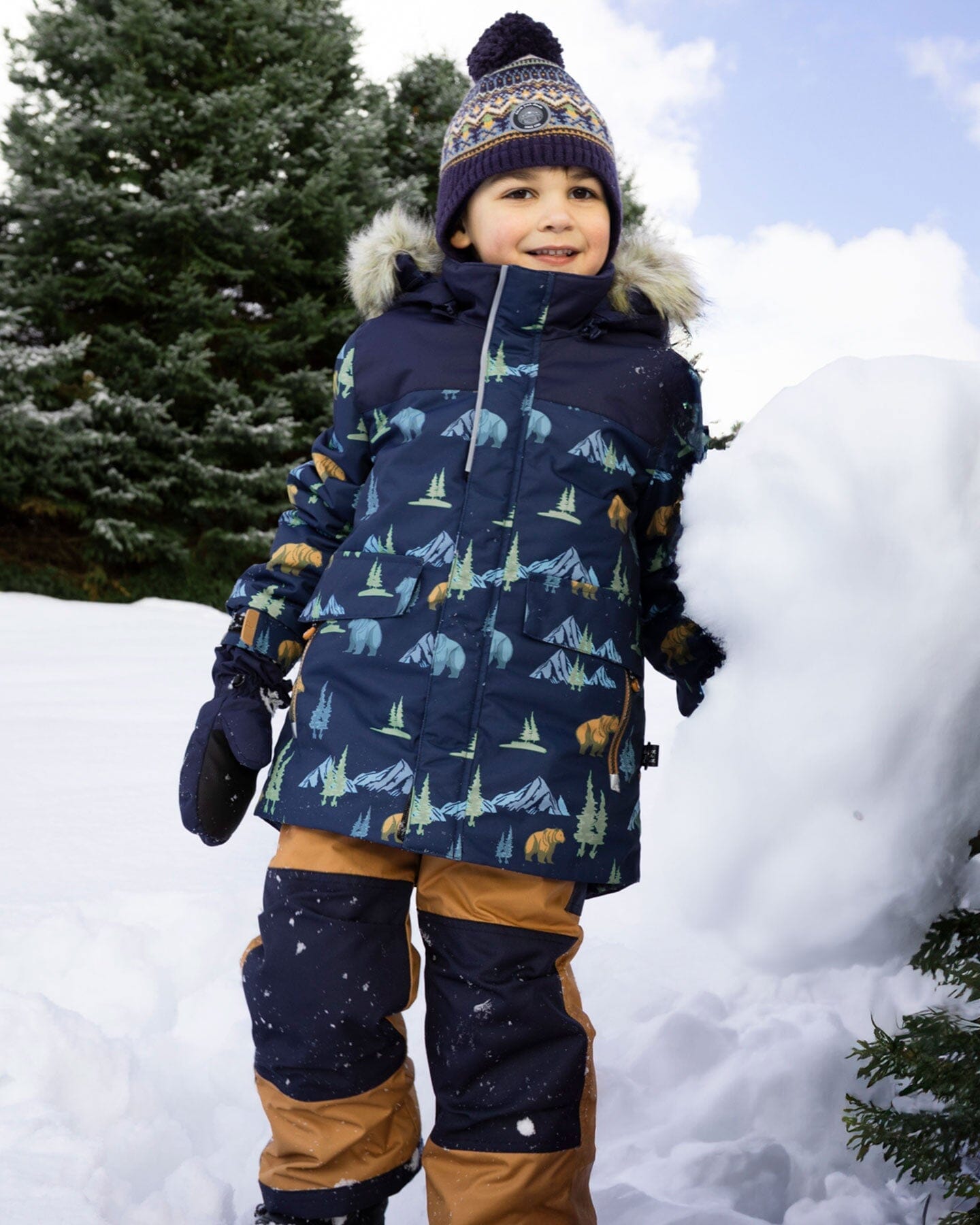 Two-Piece Discover Snowsuit Brown Sugar