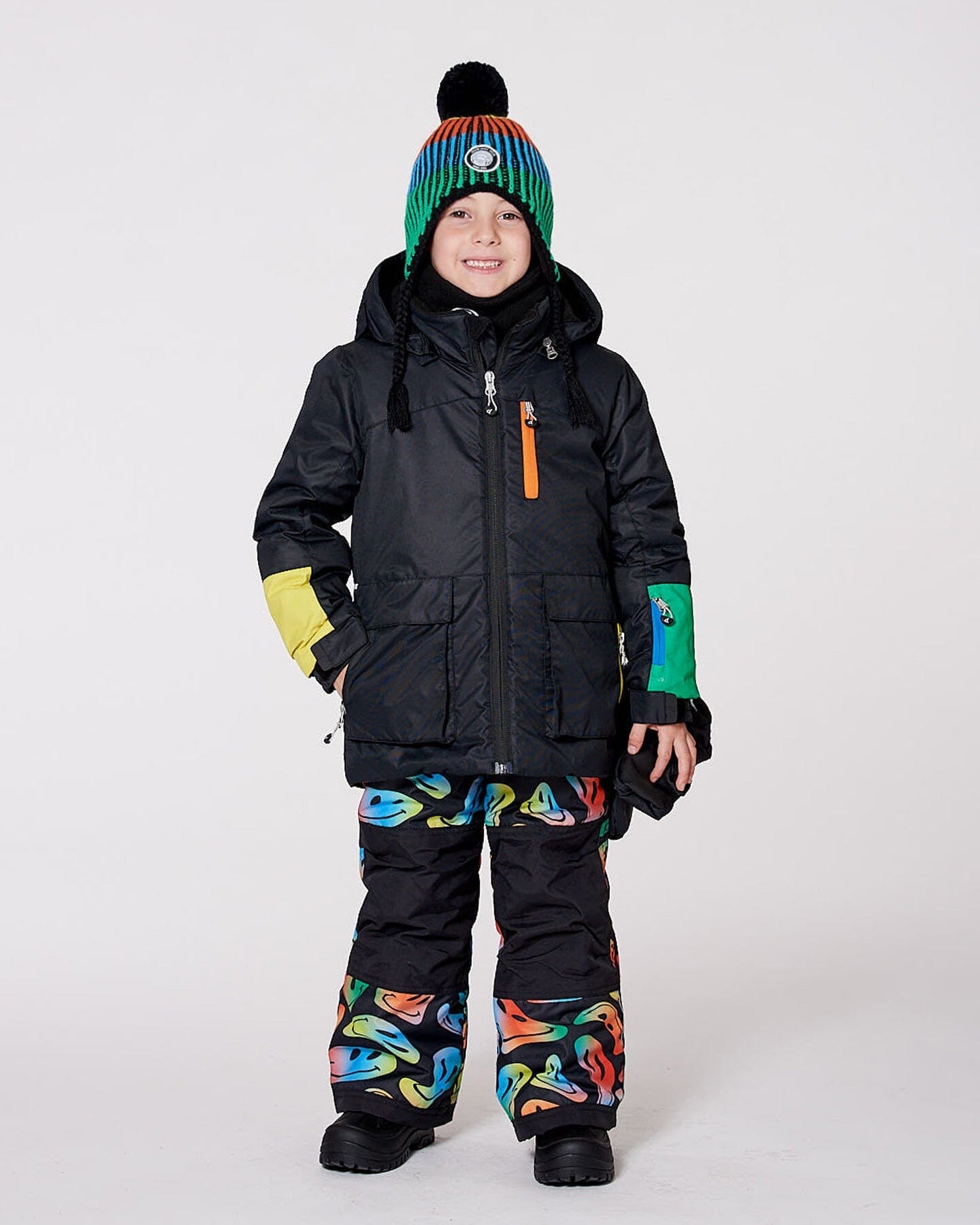 Two-Piece Play Snowsuit Smiley Face