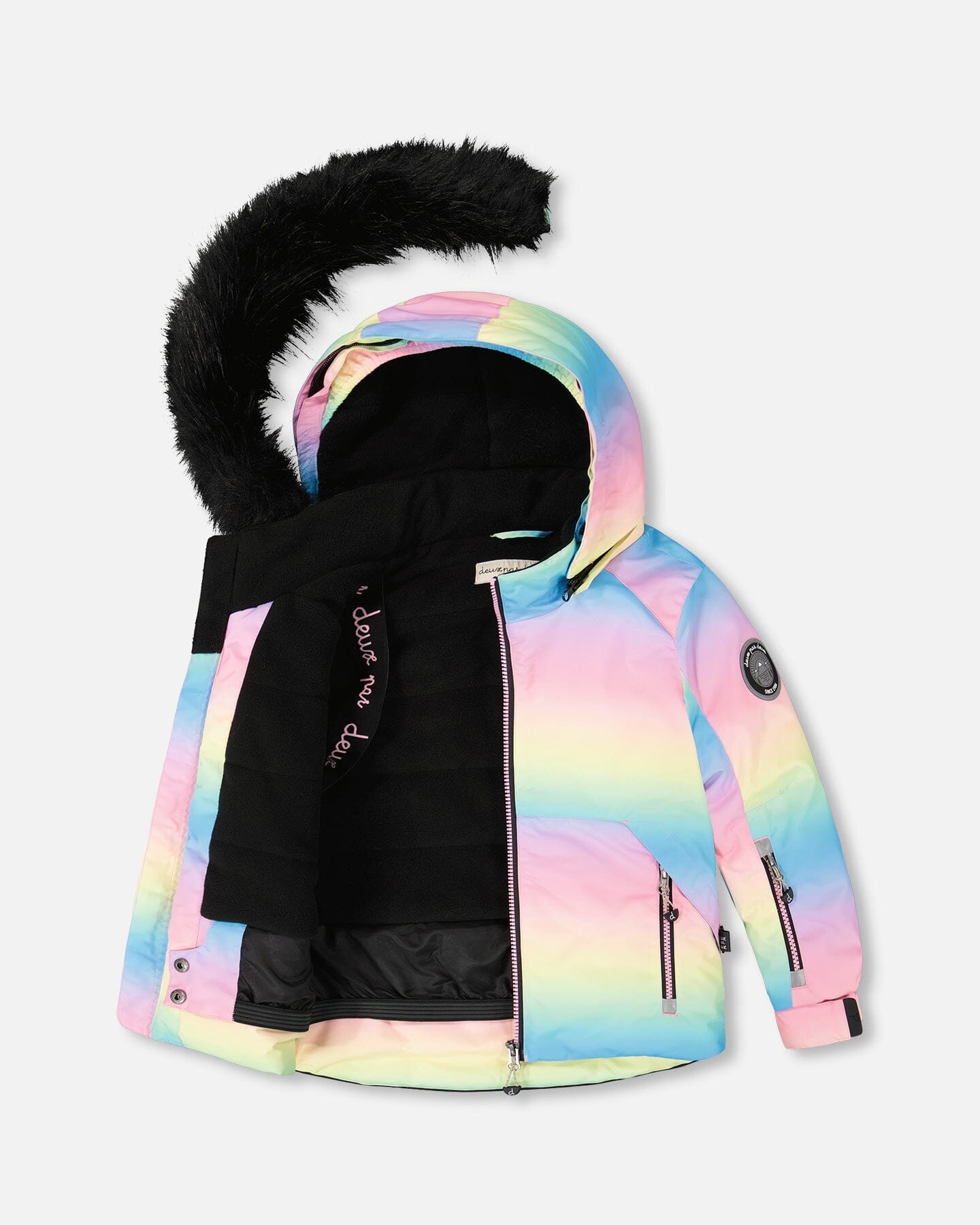 Two-Piece Play Snowsuit Smiley Face Girl