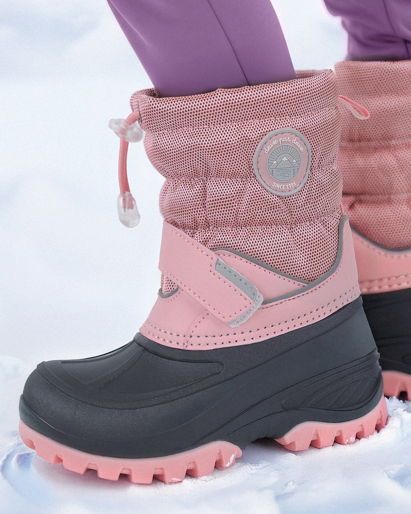Winter Boots Dusty Pink