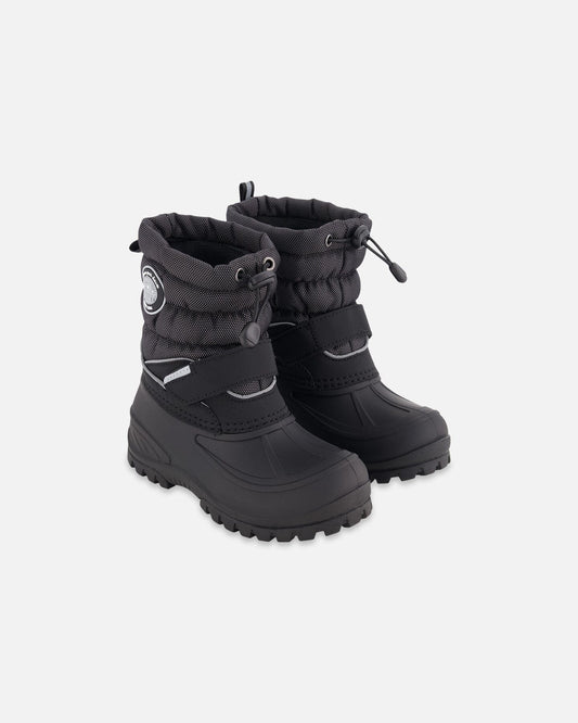 Winter Boots Solid Black
