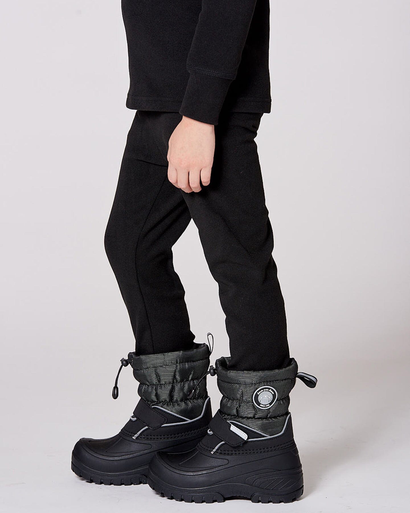 Winter Boots Solid Black