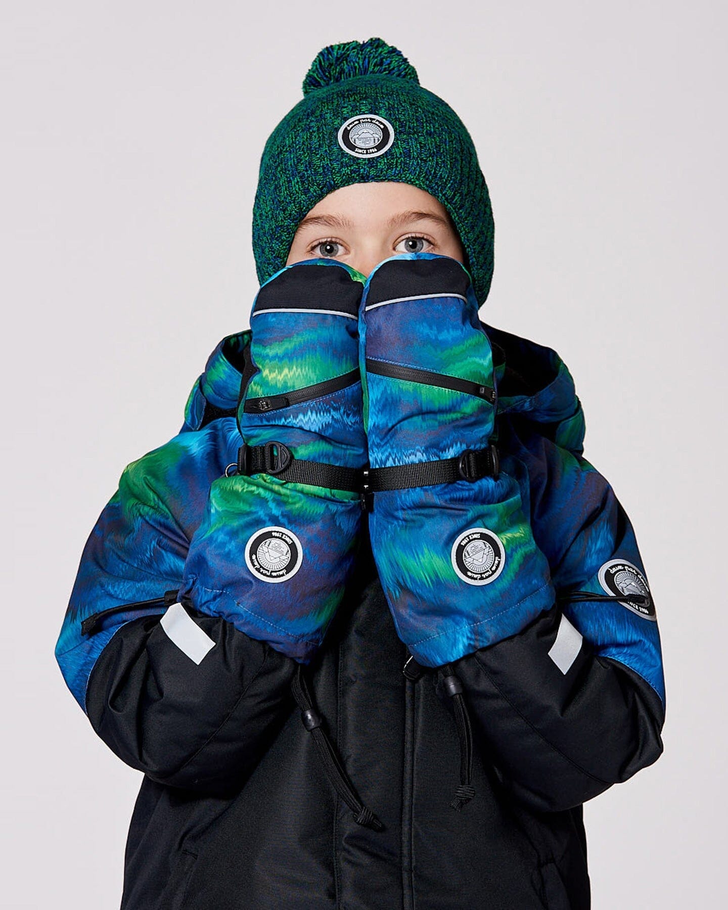 Winter Mittens Teknik Aurora Borealis