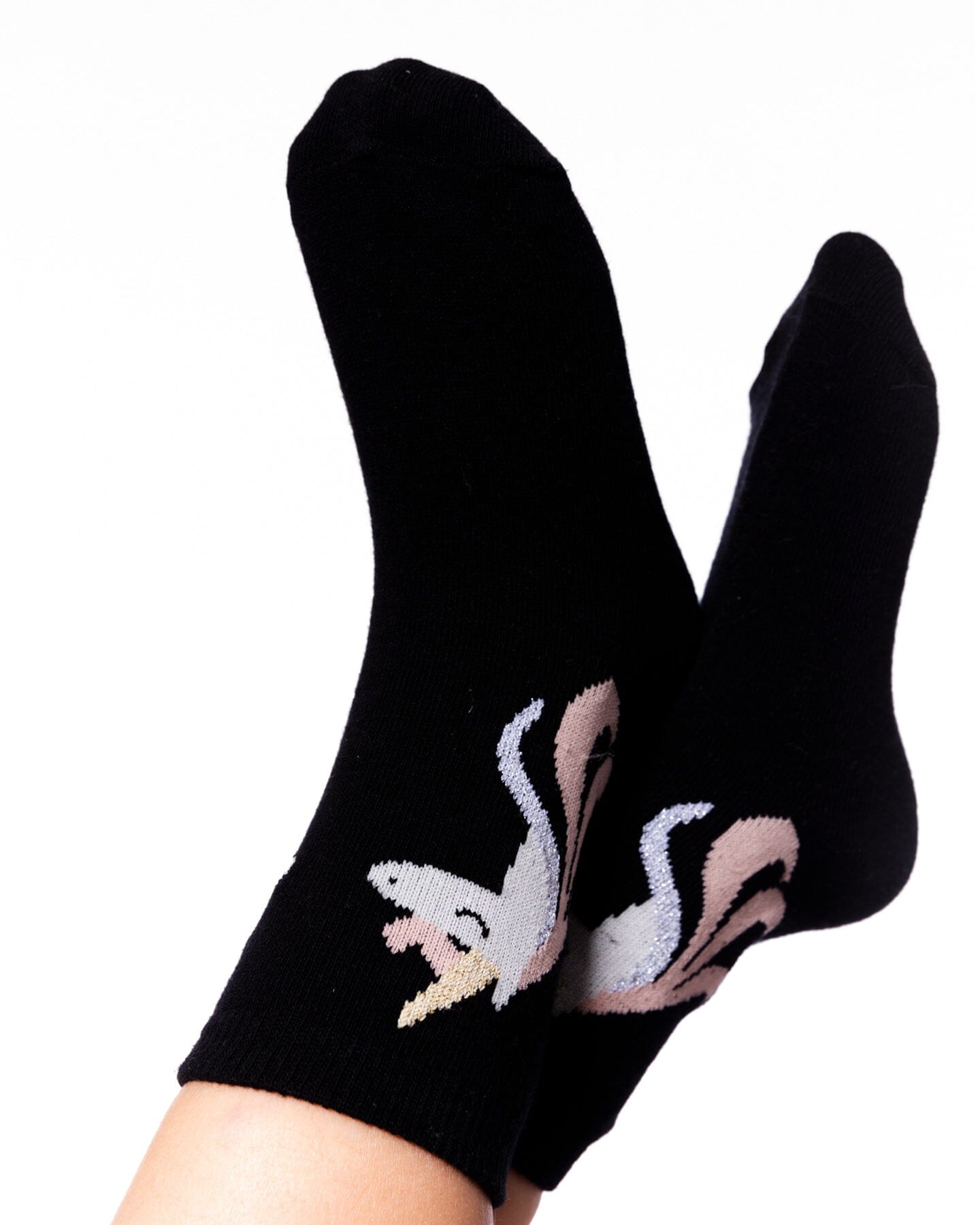 3-Pack Knit Socks Black And Pink