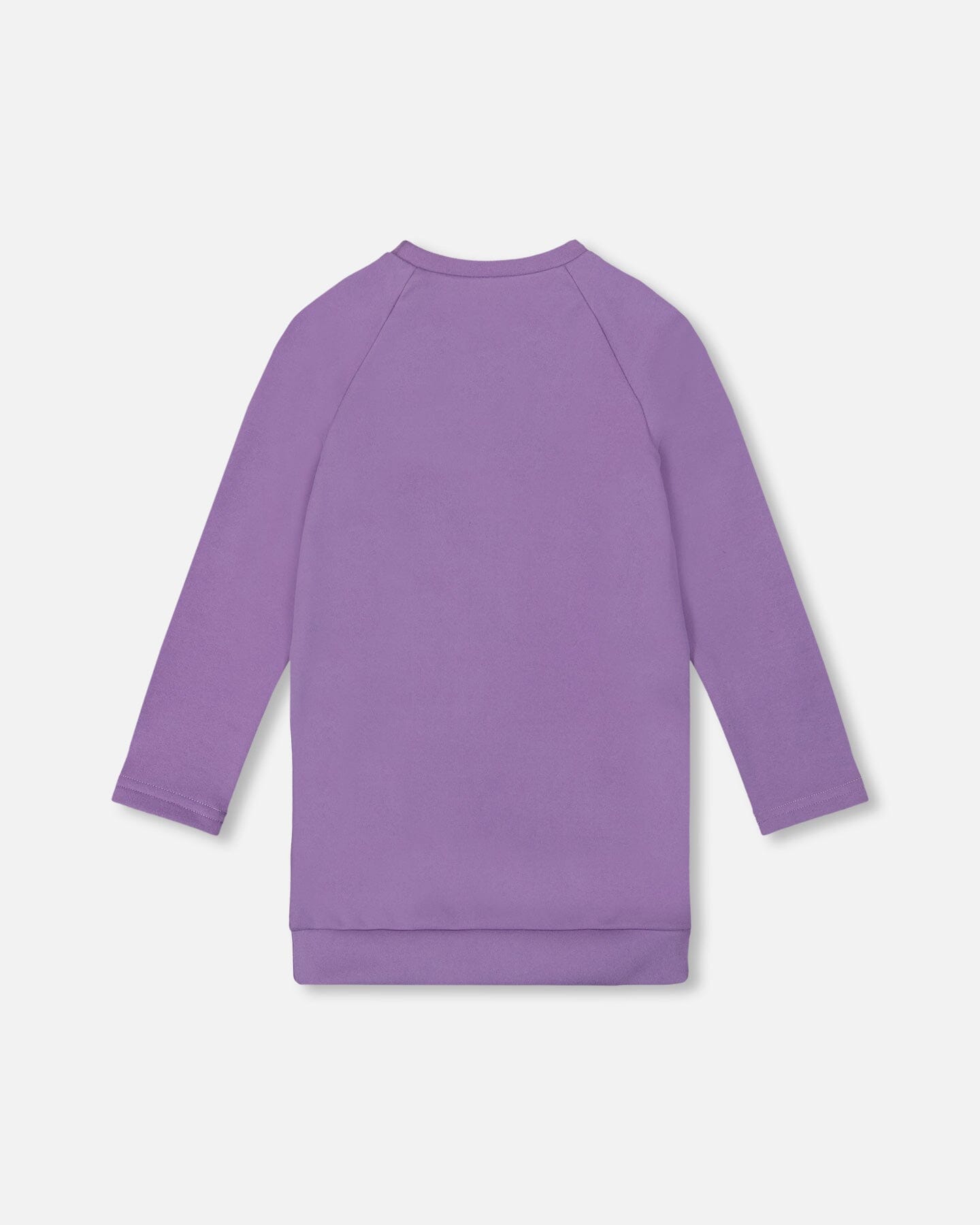 Tunic Tee With Graphic Print Purple Gray