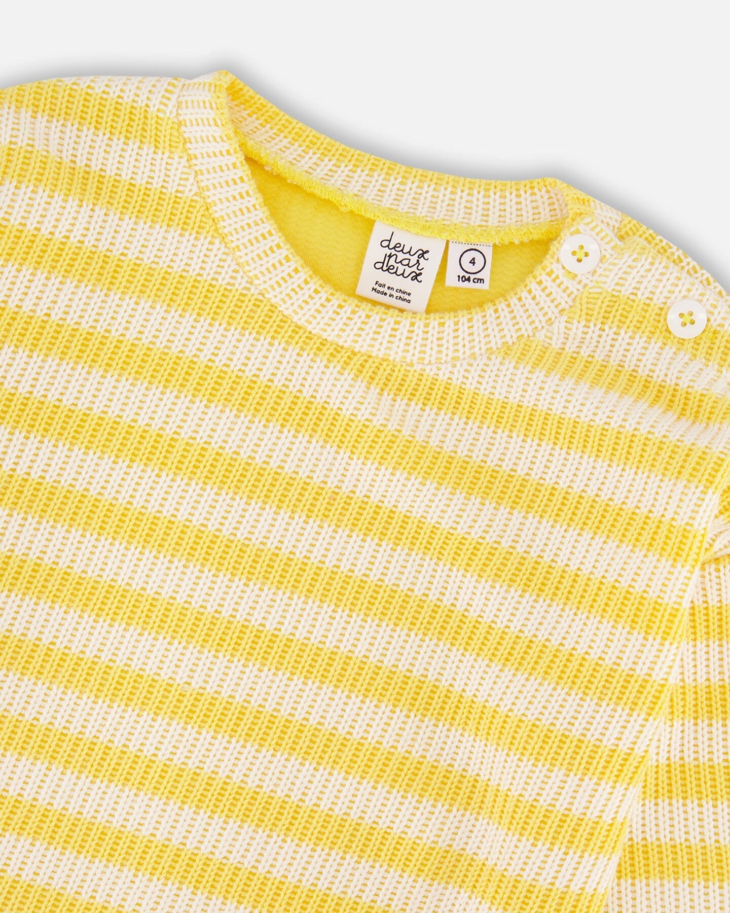 Striped Sweater Yellow And White