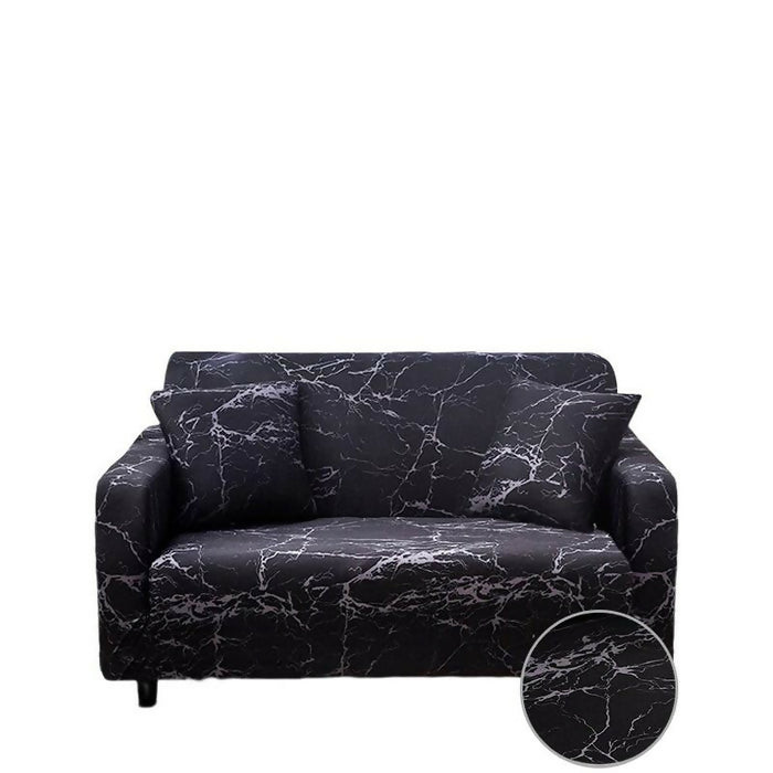 Anyhouz Sofa Cover Marble Black Style and Protection For Living Room