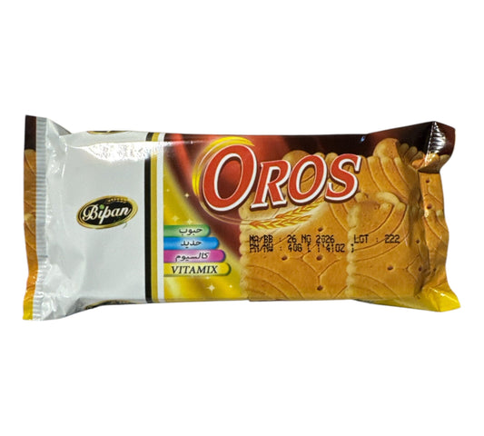 Oros brand packaging with visible branding and product details on a white background