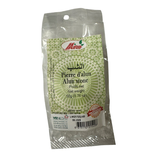 Miro Alum Stone / Fitkari stone /Pierre d’Alum 50g