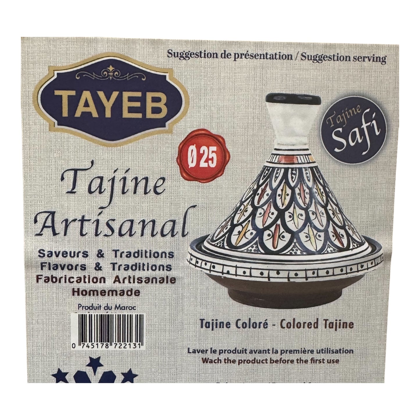 TAYEB Safi Serving Tagine (Tajine) 25cm