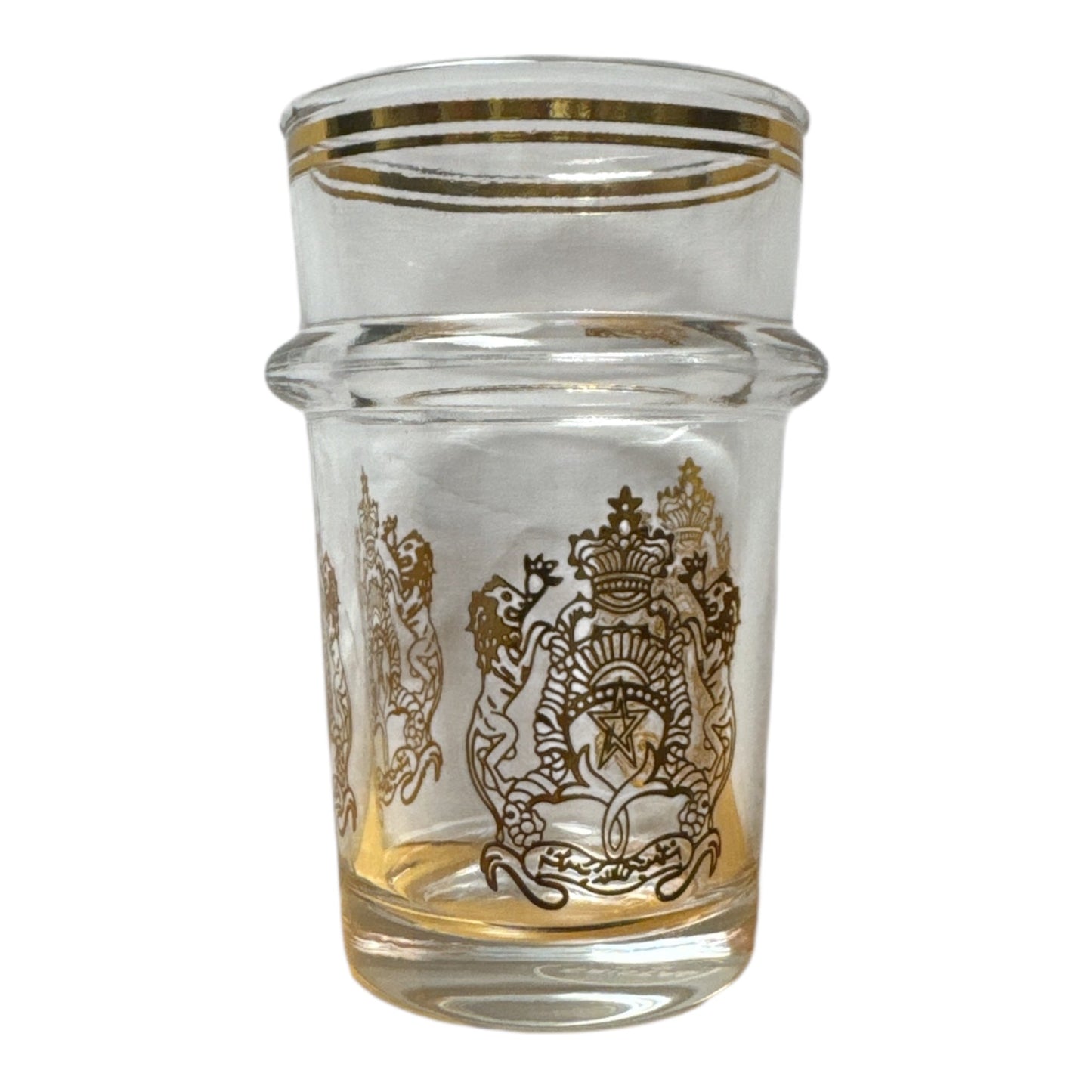 Magic Home Moroccan Tea Glass Set – 12 Pcs (Royal Golden Design)