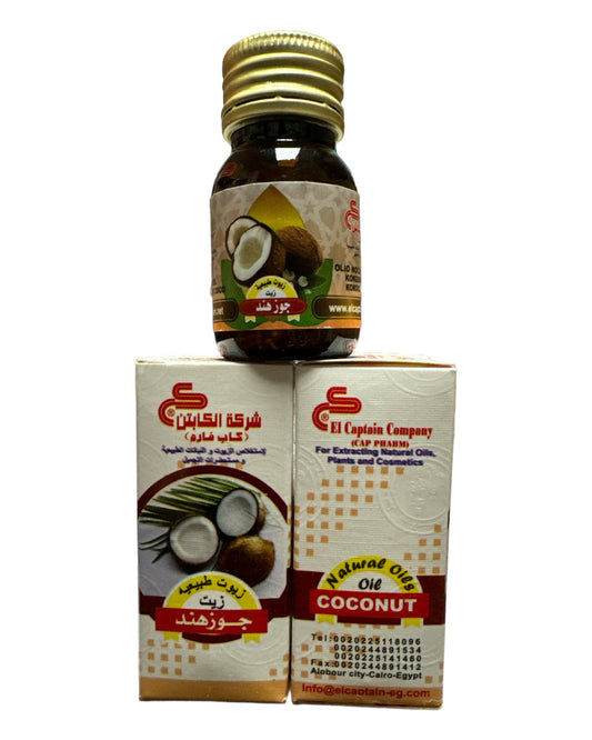 El Captain Natural Cosmetic Coconut Oil 30ml ZaytunaMart.ca