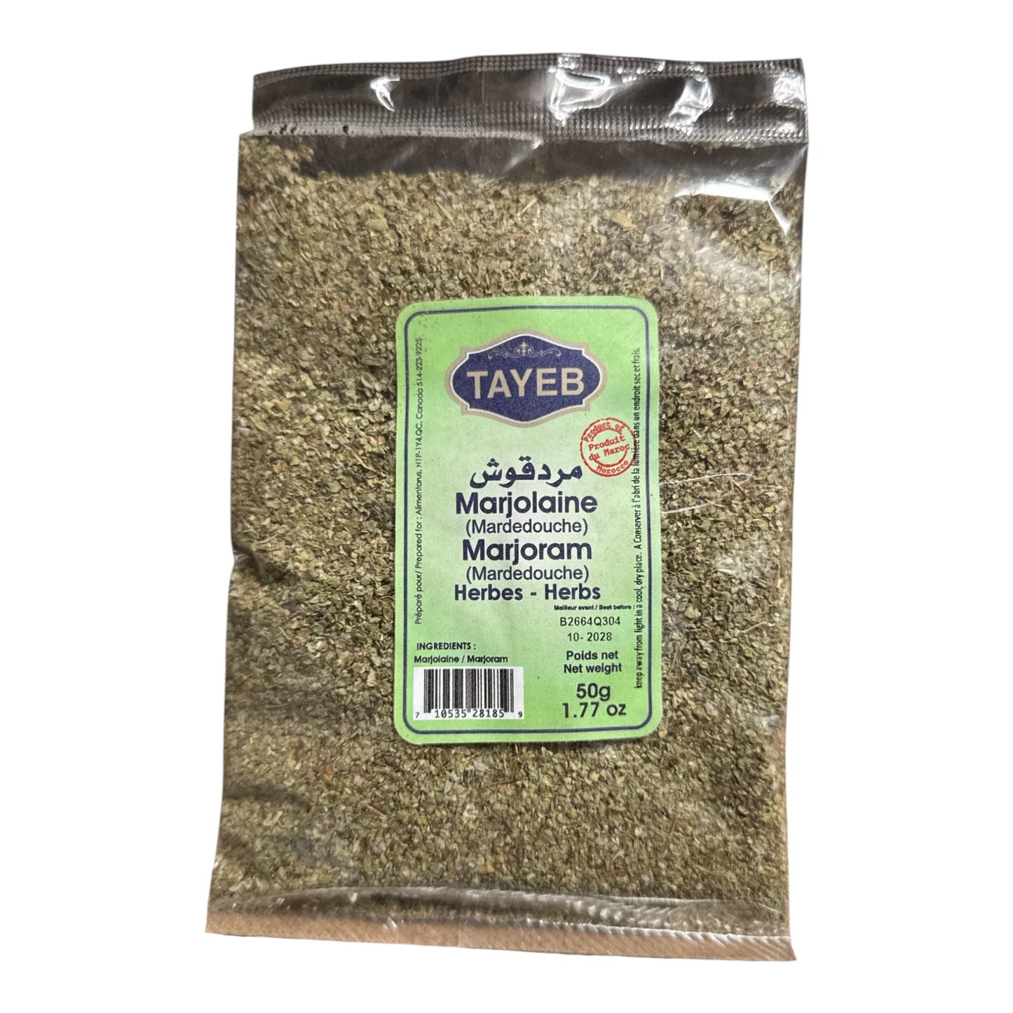 TAYEB Marjolaine pure séchée 50g