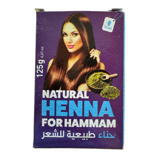 Mazyana Natural Henna for Hammam 125g Cosmetic Argan Oil Mazyana