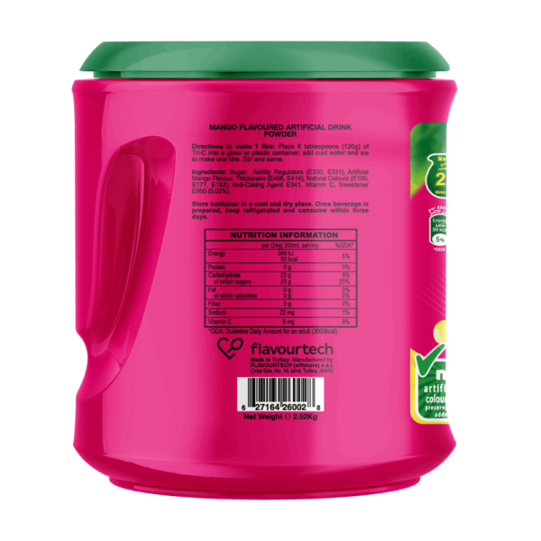 Tri-C Instant Mango Juice Drink Powder 2.52kg