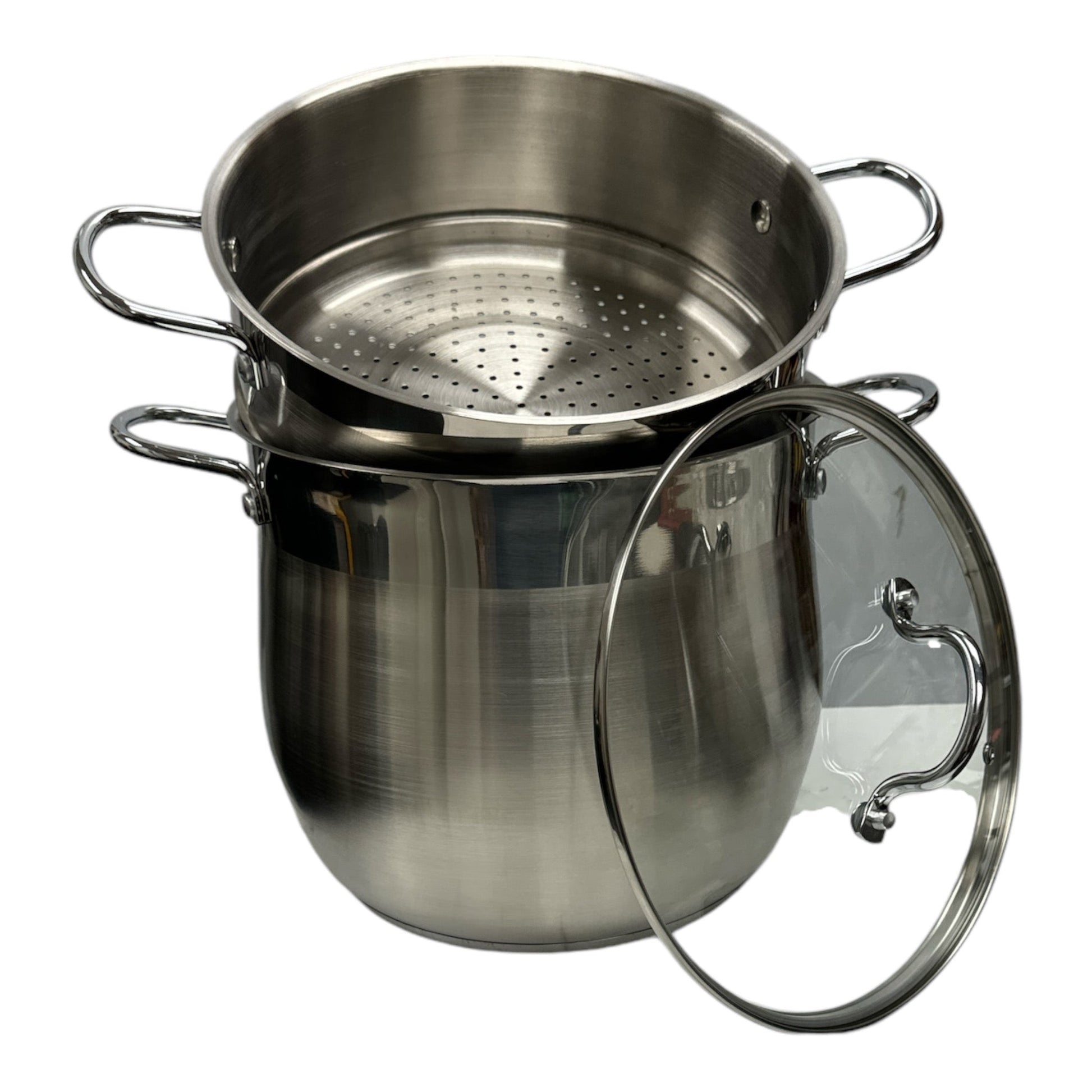 TAYEB Couscoussier Pot Stainless Steel Steamer 12L HOME ZaytunaMart.ca