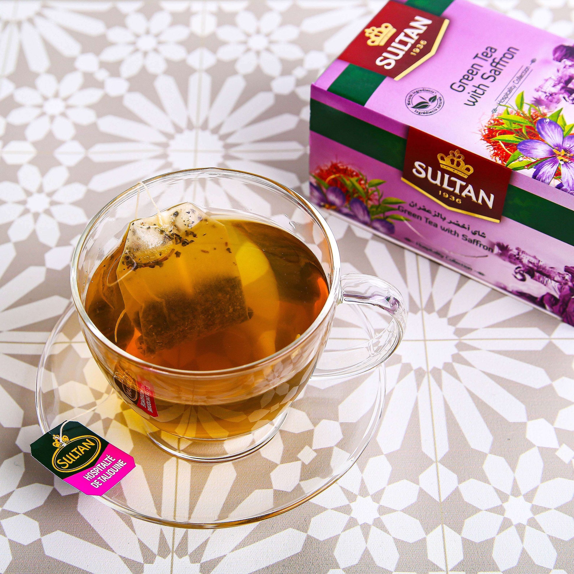 SULTAN Tisane Collection Silhouette Cherry, Hibiscus, Anise, Mint and Licorice Tea - 20 Tea Bags FOODS ZaytunaMart.ca