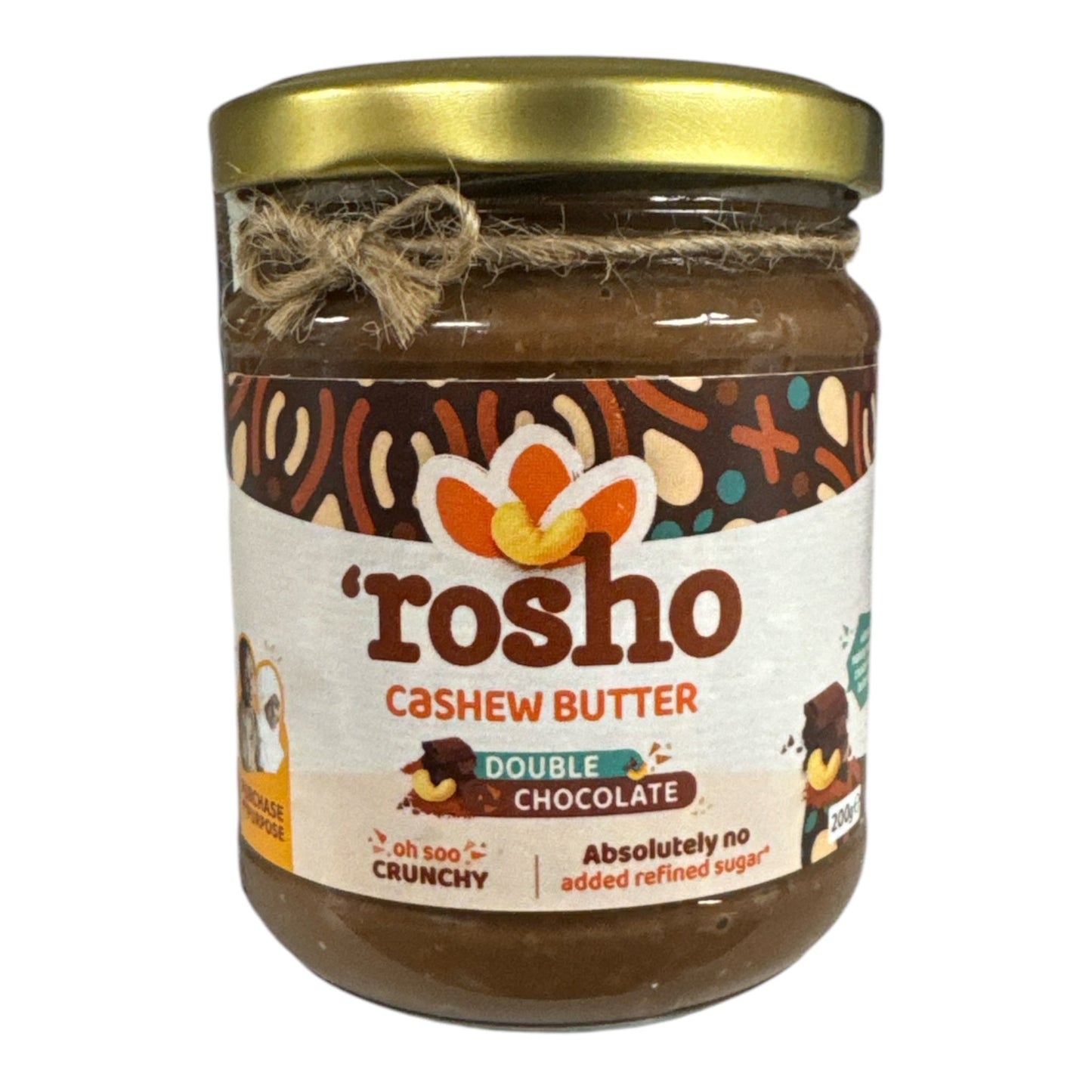 ROSHO Cashew Butter Spread Double Chocolate 200g