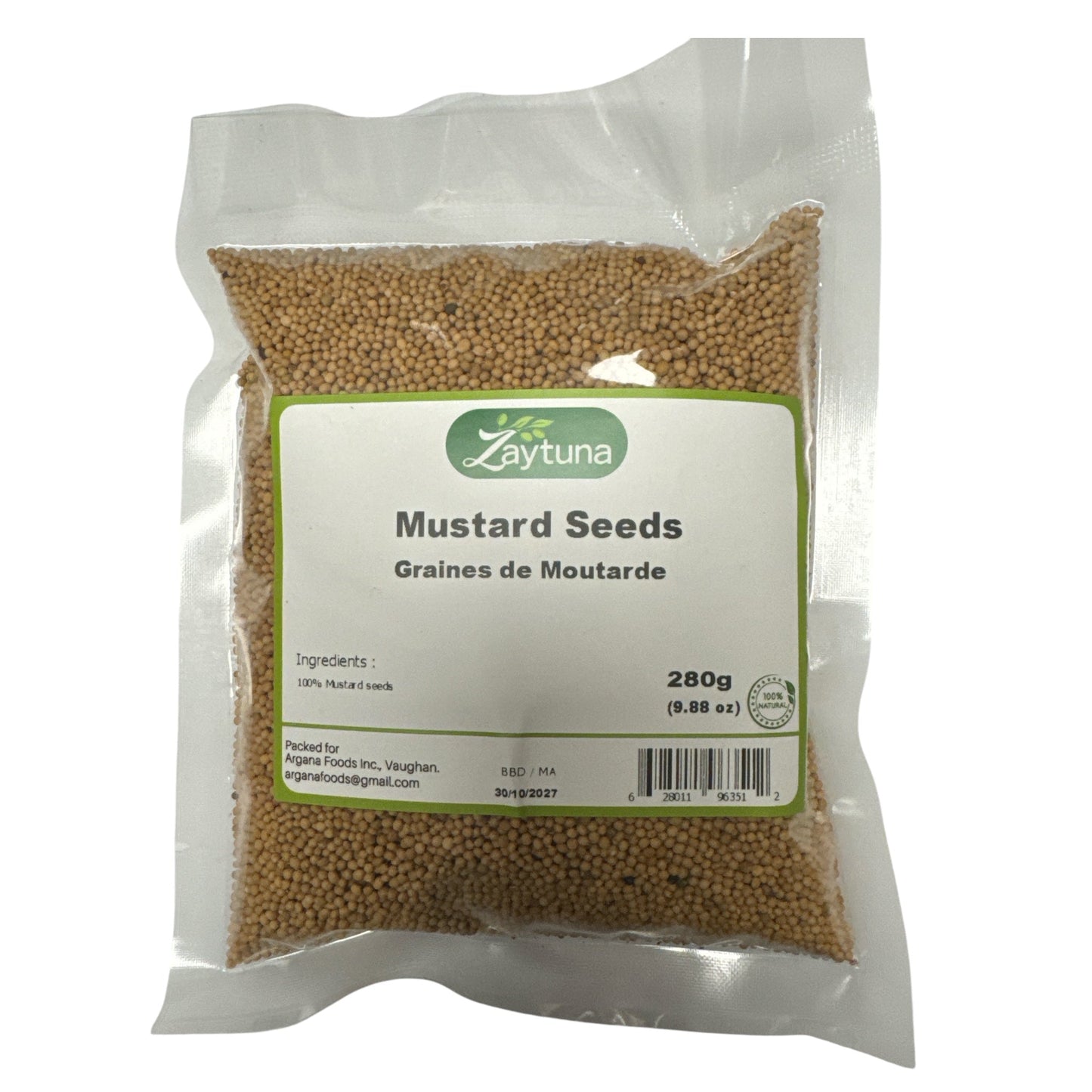 Zaytuna Mustard Seeds 280g Tea ZaytunaMart.ca