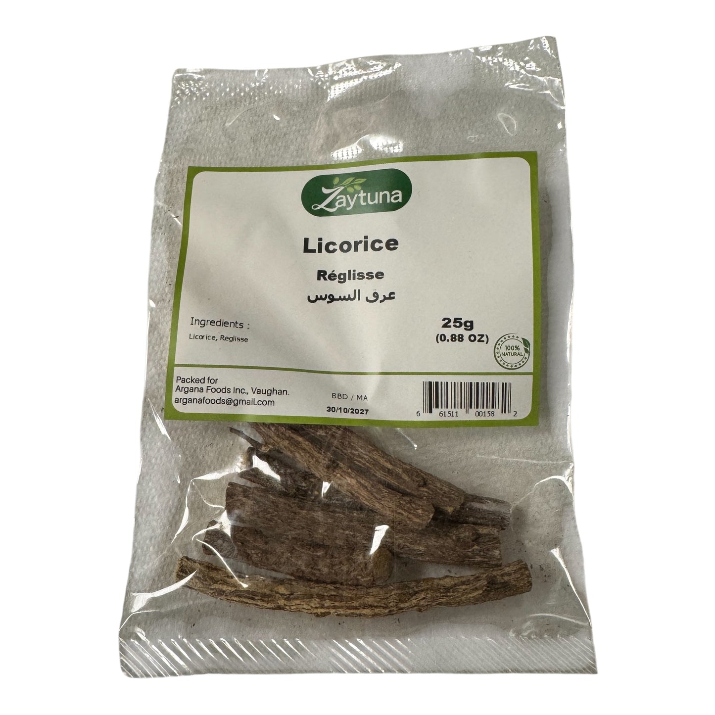 Licorice Arak Sousa 25g. عرق السوس
