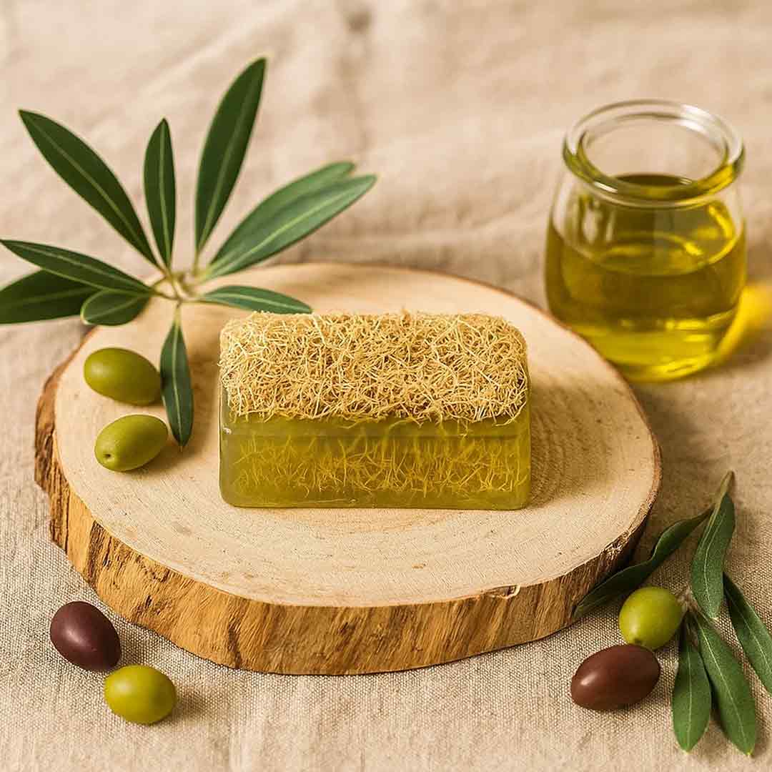 Loofah Soap: Olive Oil