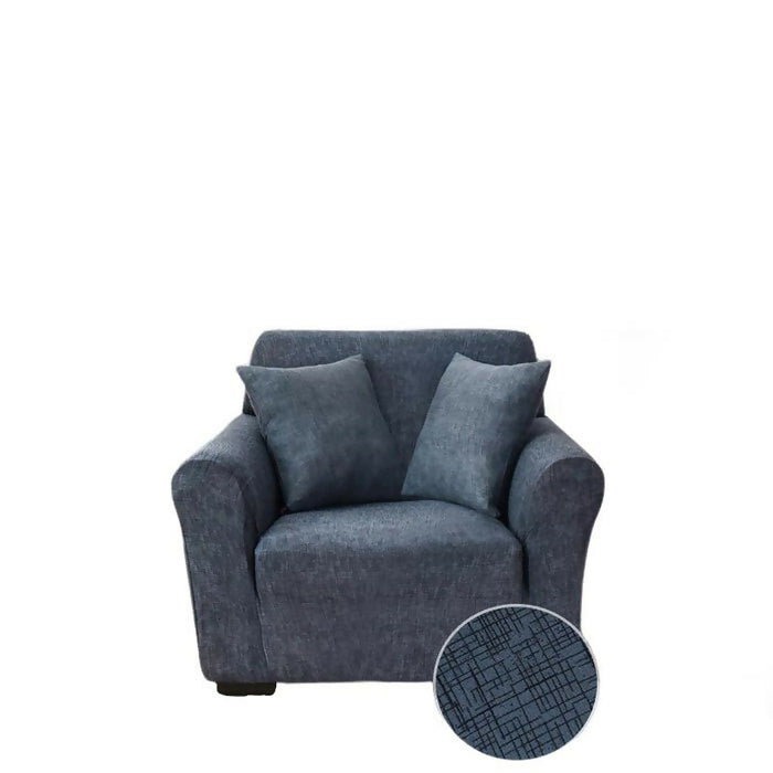 Anyhouz Sofa Cover Navy Blue Style and Protection For Living Room