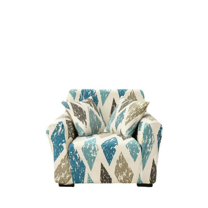 Anyhouz Sofa Cover Khaki Blue Style and Protection For Living Room