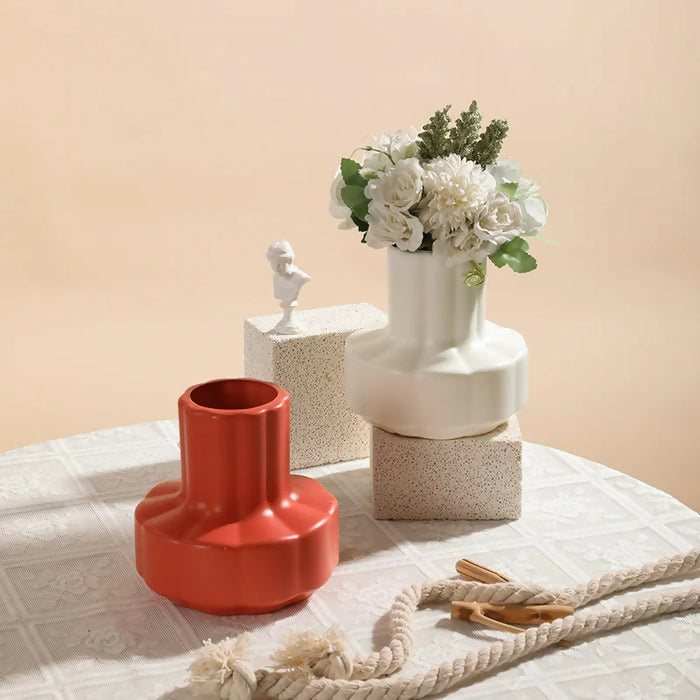 Anyhouz Flower Vase Small Nordic Style Pot Home Decor