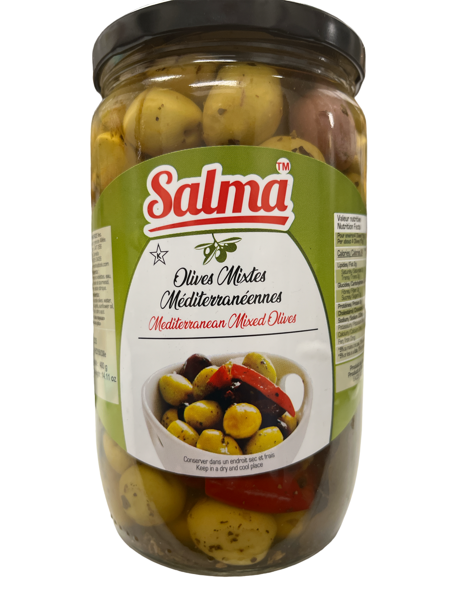 Salma Olives Mediterranean Mix 450g FOODS SALMA