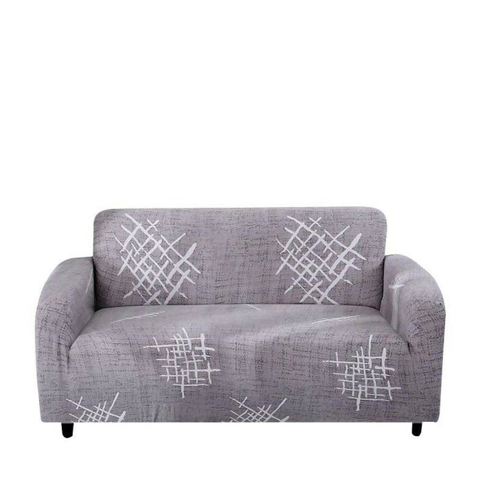 Anyhouz Sofa Cover Solid Light Gray Style and Protection For Living Room