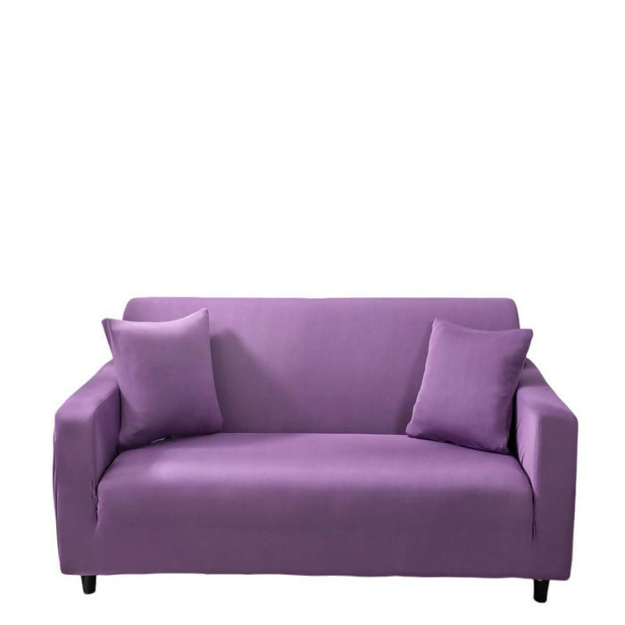 Anyhouz Sofa Cover Plain Purple Style and Protection