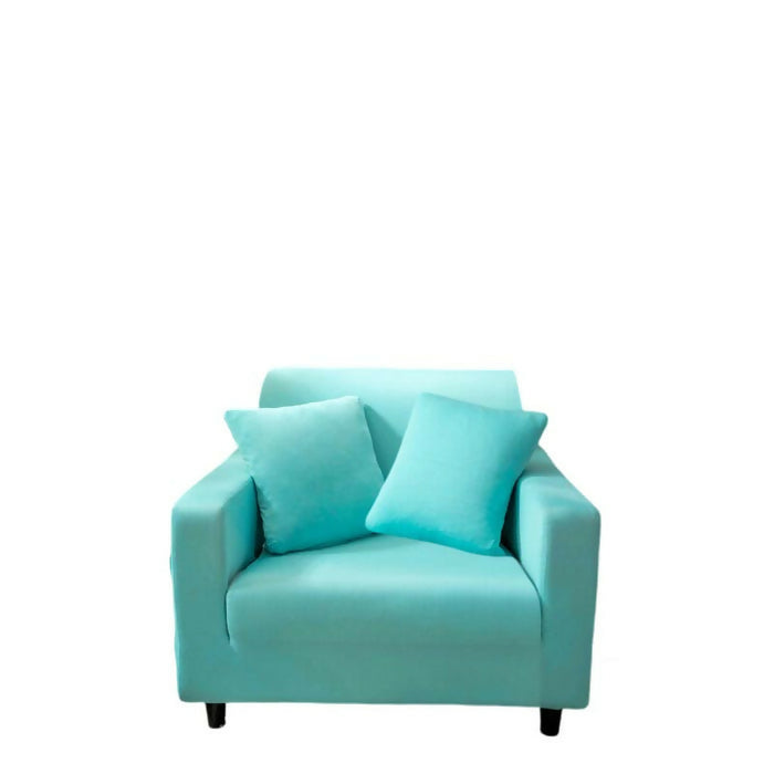 Anyhouz Sofa Cover Plain Blue Style and Protection