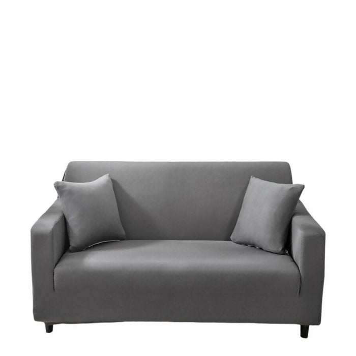 Anyhouz Sofa Cover Plain Grey Style and Protection